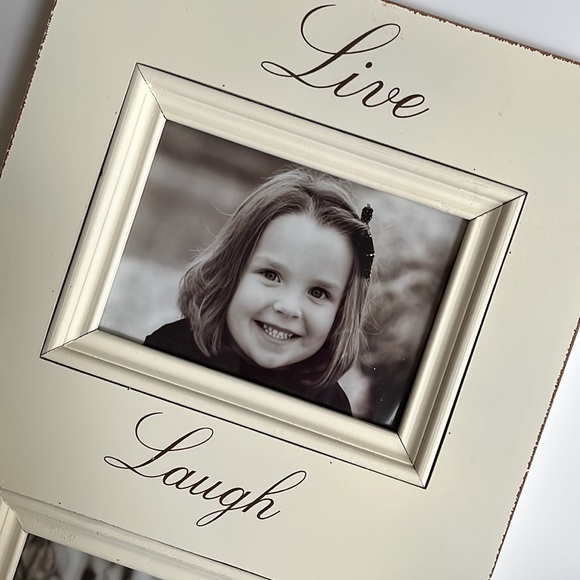 “Live”, “Laugh”, “Love” Wood Picture Frame - Picture 2 of 12